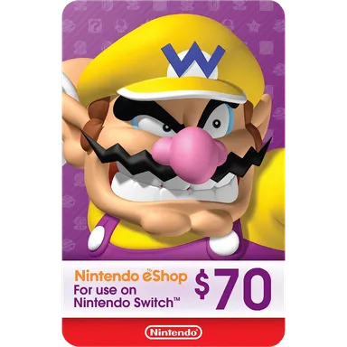 Nintendo Gift Card R$70